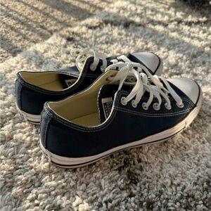 Navy low top Converse